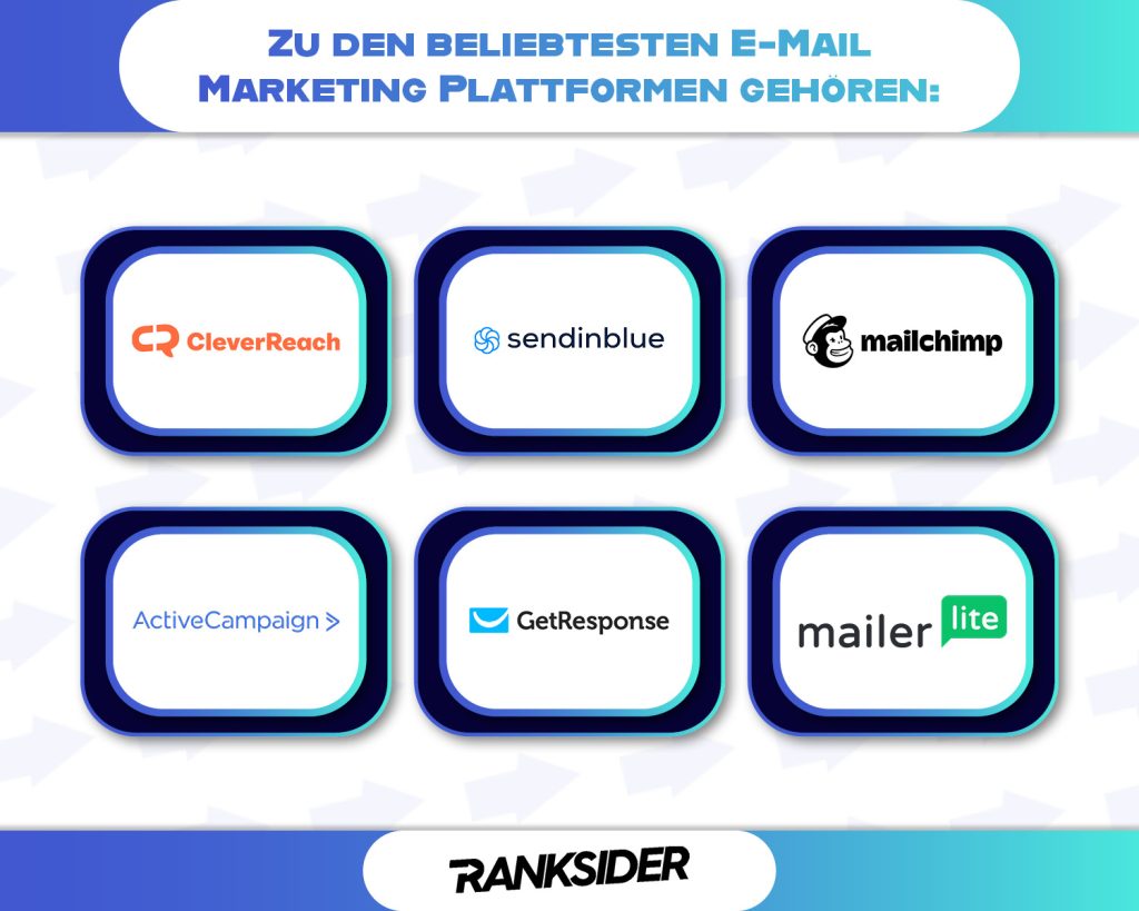 Beliebte E-Mail Marketing Anbieter